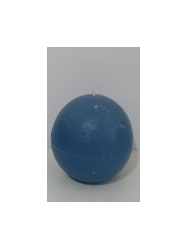 Vela Esfera Azul marino grande. 7,5cm.