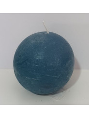 Vela Esfera Verde-Azulada grande. 7,5cm.