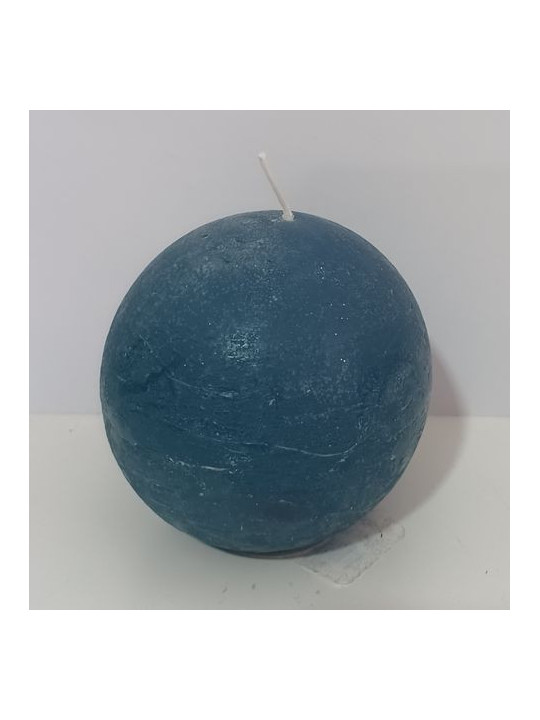 Vela Esfera Verde-Azulada grande. 7,5cm.