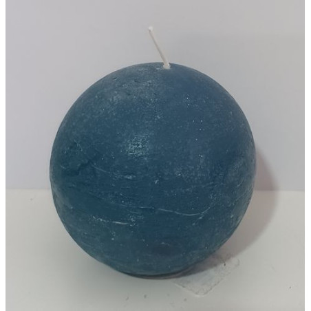 Vela Esfera Verde-Azulada grande. 7,5cm.