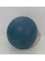 Vela Esfera Verde-Azulada grande. 7,5cm.