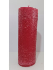 Velón Rojo. 20x7cm.
