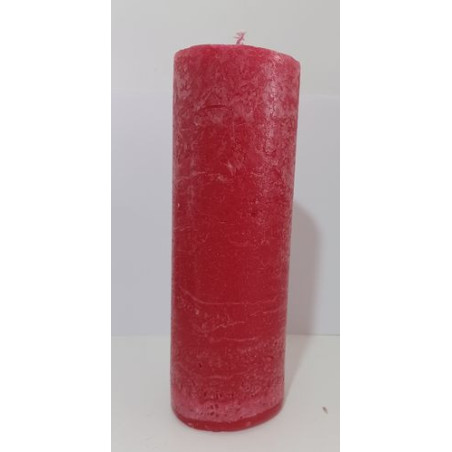 Velón Rojo. 20x7cm.