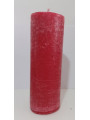 Velón Rojo. 20x7cm.