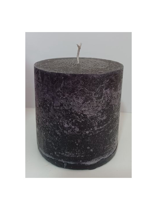 Velón Negro 10x10cm.