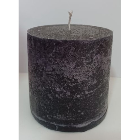 Velón Negro 10x10cm.