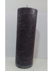 Velón Negro 20x7cm.