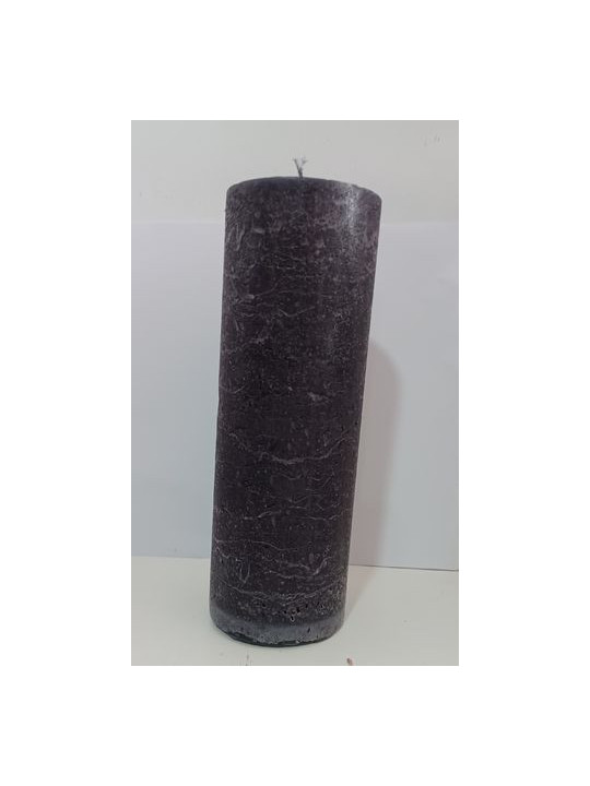 Velón Negro 20x7cm.