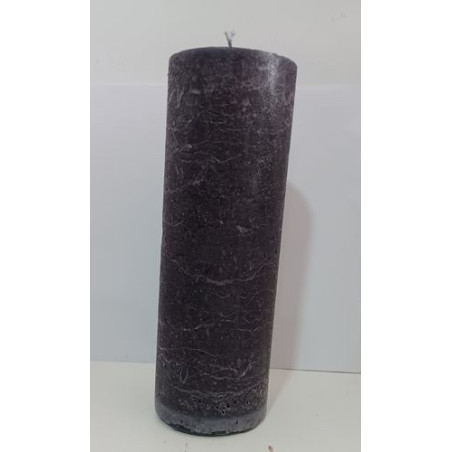 Velón Negro 20x7cm.