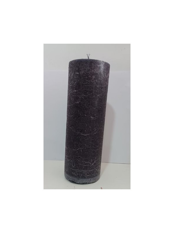 Velón Negro 20x7cm.