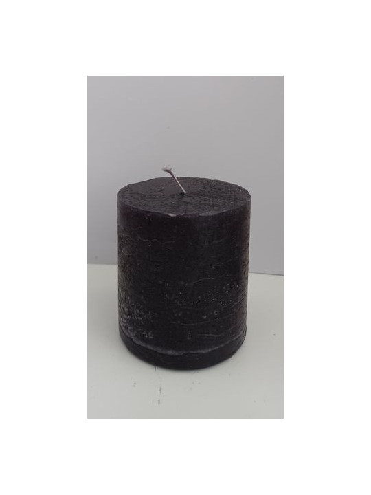 Velón Negro 7x7cm.
