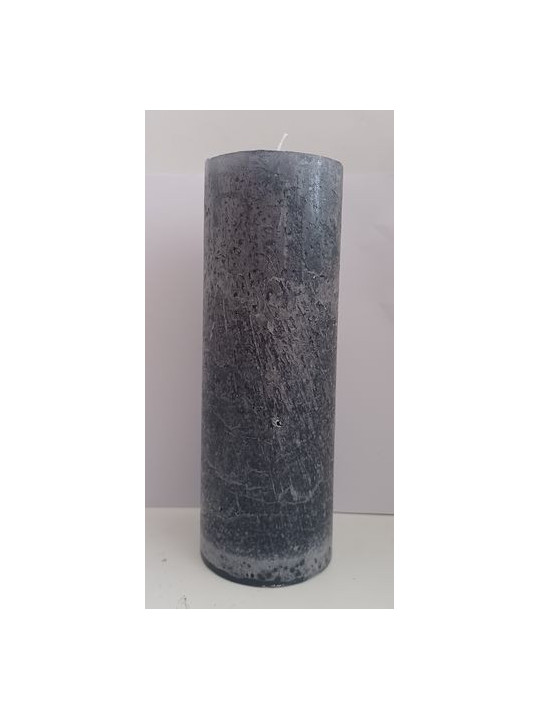 Velón Gris 20x7cm.