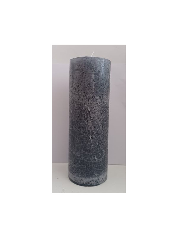 Velón Gris 20x7cm.