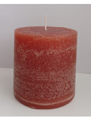 Velón Marrón. 10x10cm.