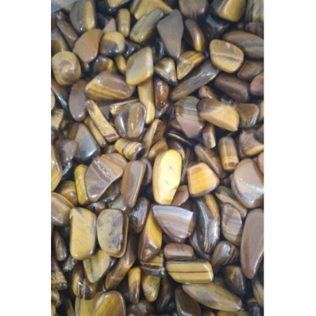 Canto Rodado Mini Ojo de Tigre menos de 1 cm.