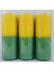 Velón Verde-Amarillo Especial Esotérico