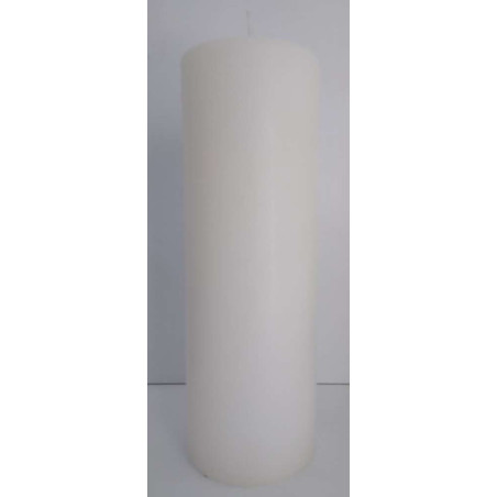 Velón Blanco Especial Esotérico 30x7cm.