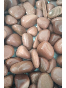 Canto Rodado Venturina Naranja Pequeña de 1 a 2,5cm.