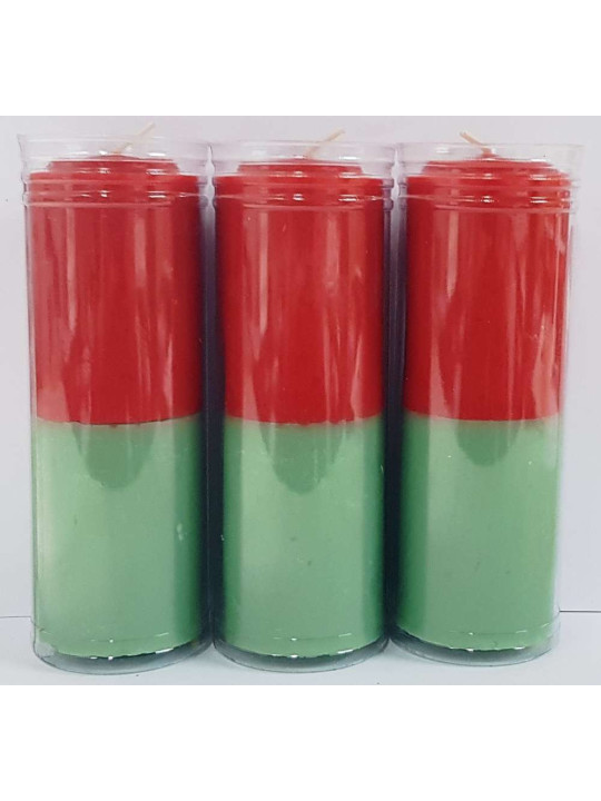 Velón Verde-Rojo Especial Esotérico