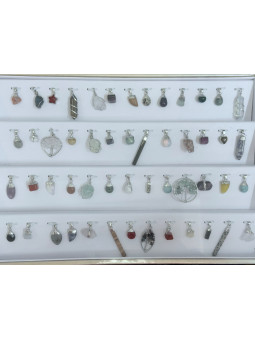 Surtido de Colgantes con Minerales (precio por unidad)