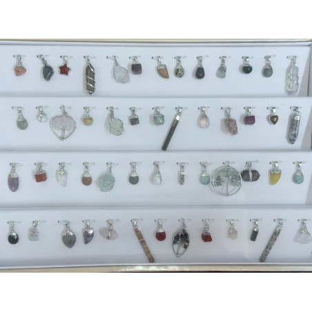 Surtido de Colgantes con Minerales (precio por unidad)