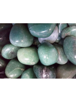 Canto Rodado Mediano Cuarzo Verde de 2,5 a 3,5 cm