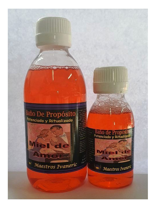 Baño de Propósito Miel de Amor, Endulzar y Enamorar. 250ml