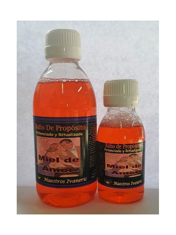 Baño de Propósito Miel de Amor, Endulzar y Enamorar. 250ml