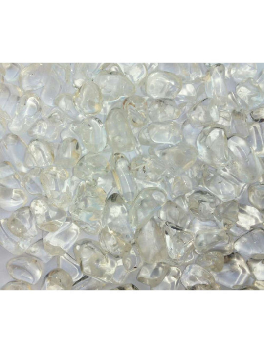 Canto Rodado Mediano Cuarzo Cristal de 2,5 a 3,5 cm