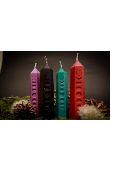 Vela Fase Lunar (Varios Colores)