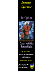 Incienso Supremo de Propósito San Cipriano, Con Oración