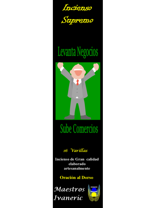 Incienso Supremo de Propósito Levanta Negocios, Con Oración