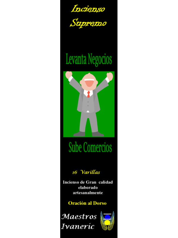 Incienso Supremo de Propósito Levanta Negocios, Con Oración