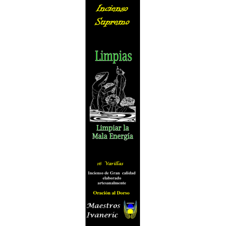 Incienso Supremo de Propósito Limpias, Con Oración