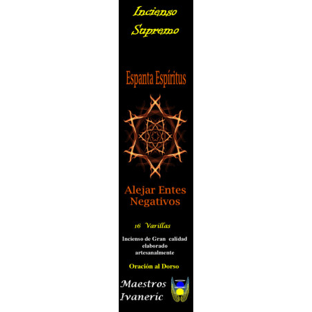 Incienso Supremo de Propósito Espanta Espíritus, Con Oración