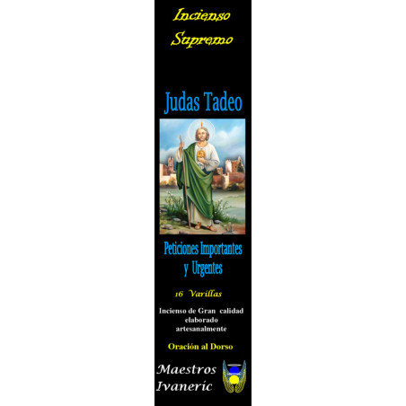 Incienso Supremo de Propósito San Judas Tadeo, Con Oración