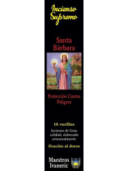 Incienso Supremo de Propósito Santa Barbara, Con Oración