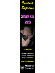 Incienso Supremo de Propósito Estimulante Sexual con Almizcle, Con Oración