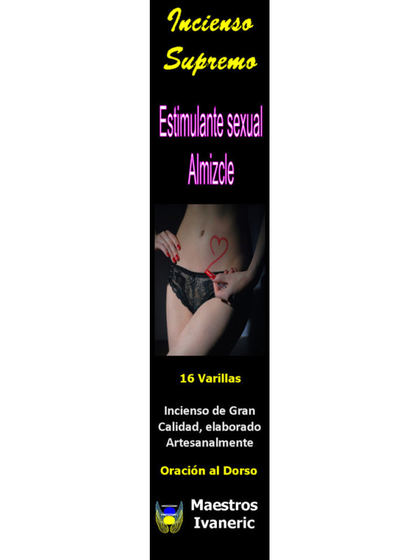 Incienso Supremo de Propósito Estimulante Sexual con Almizcle, Con Oración