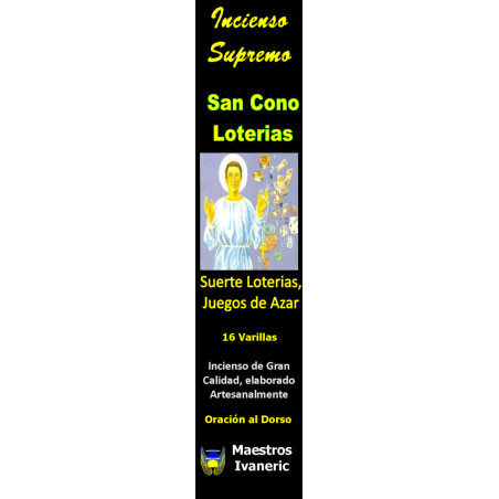 Incienso Supremo de Propósito San Cono, Con Oración