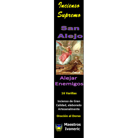 Incienso Supremo de Propósito San Alejo, Con Oración