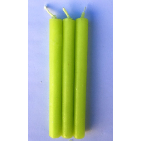Vela Esotérica Especial 11 Cm Verde Claro