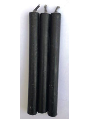 Vela Esotérica Especial 11 Cm Negra