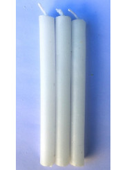 Vela Esotérica Especial 11 Cm Blanca