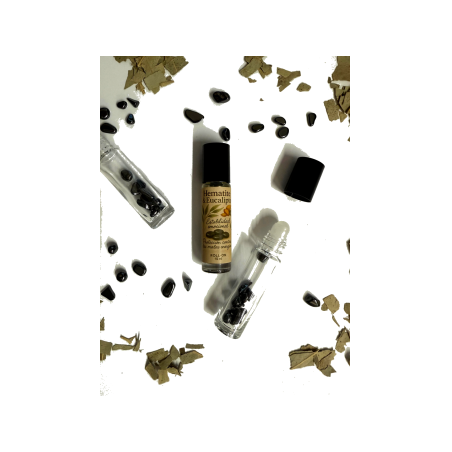 Roll-on con Amatista y Aceite esencial de Bergamota. Relajación profunda, Descanso Reparador.