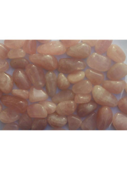 Canto Rodado Mediano Cuarzo Rosa de 2,5 a 3,5 cm