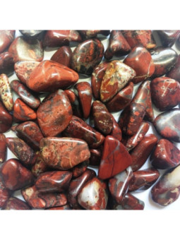 Canto Rodado Mediano Jaspe Sardo de 2,5 a 3,5 cm