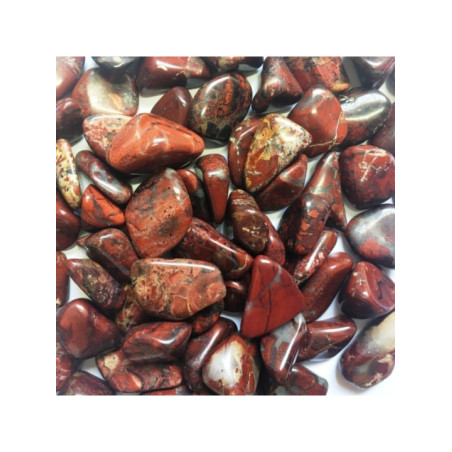 Canto Rodado Mediano Jaspe Sardo de 2,5 a 3,5 cm