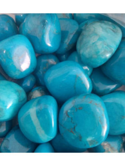 Canto Rodado Mediano Turquenita de 2,5 a 3,5cm.