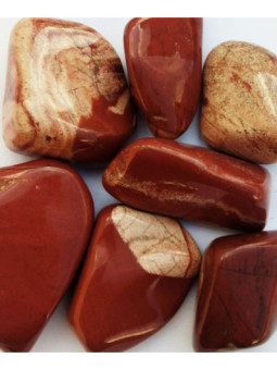 Canto Rodado Grande Jaspe Rojo de 3,5 a 5cm